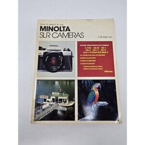 VINTAGE HP BOOKS HOW TO SELECT & USE MINOLTA SLR CAMERA PAPERBACK BOOK 1982